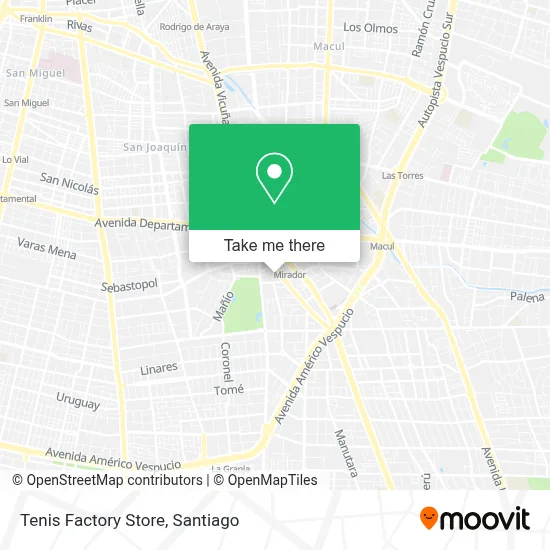 Tenis Factory Store map