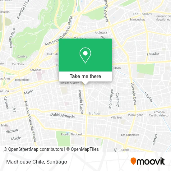 Madhouse Chile map