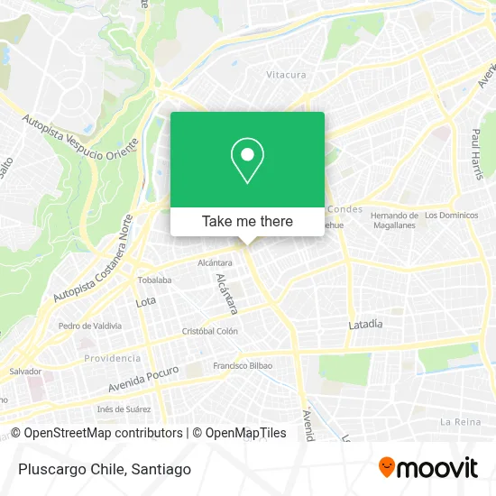 Pluscargo Chile map
