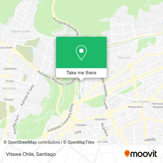 Vitawa Chile map