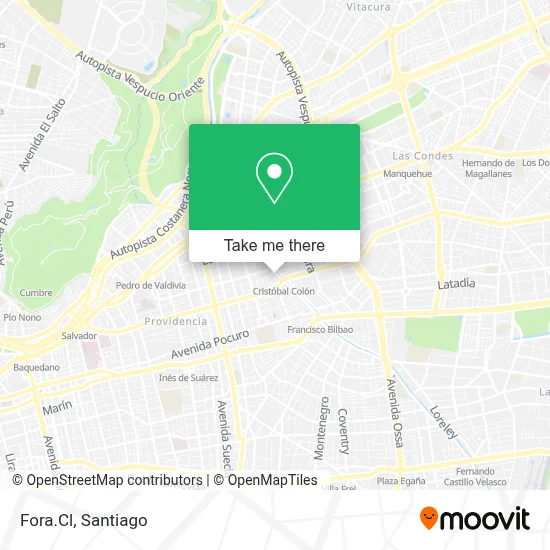 Fora.Cl map