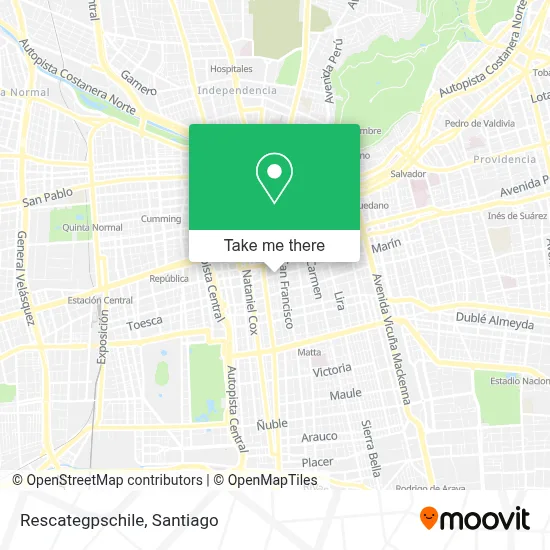 Rescategpschile map