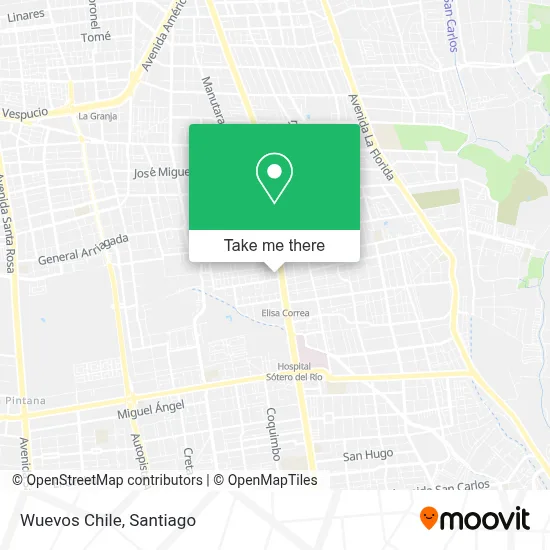 Wuevos Chile map