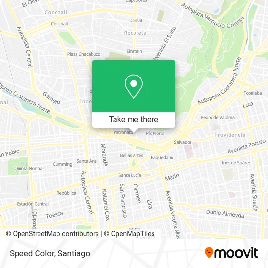 Speed Color map
