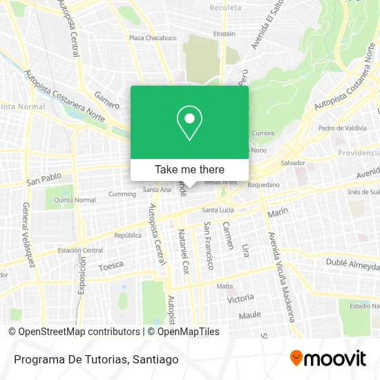 Programa De Tutorias map