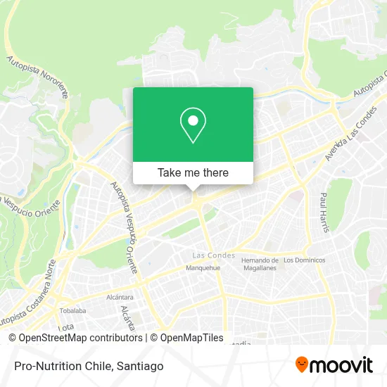Pro-Nutrition Chile map