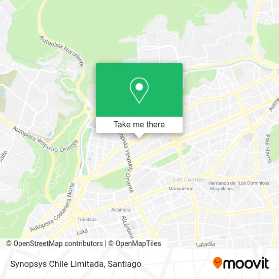 Synopsys Chile Limitada map