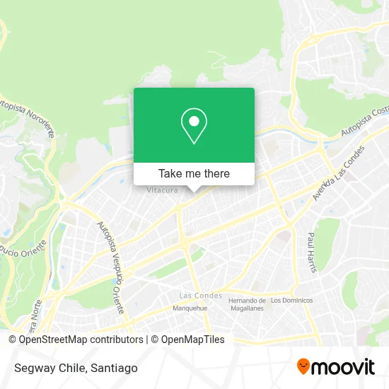 Segway Chile map