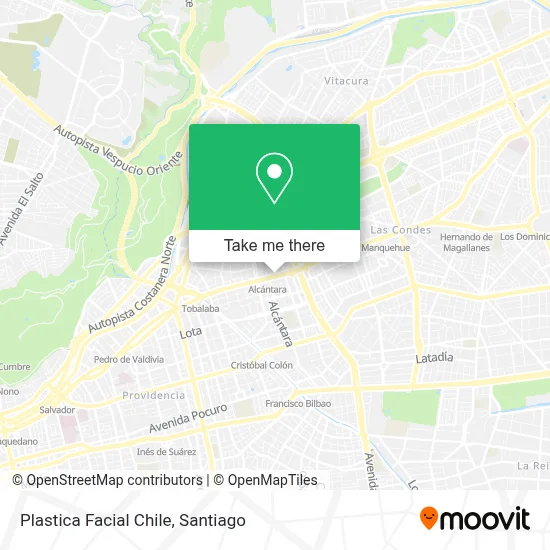 Plastica Facial Chile map