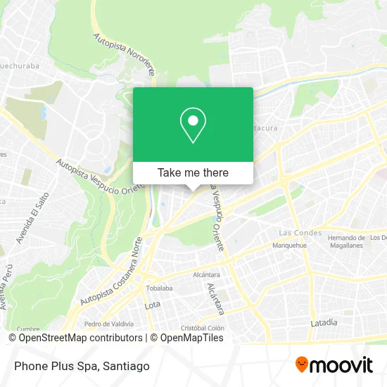 Phone Plus Spa map