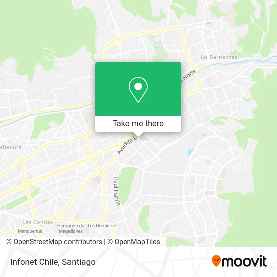 Infonet Chile map