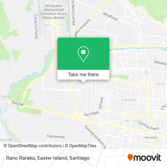 Rano Raraku, Easter Island map