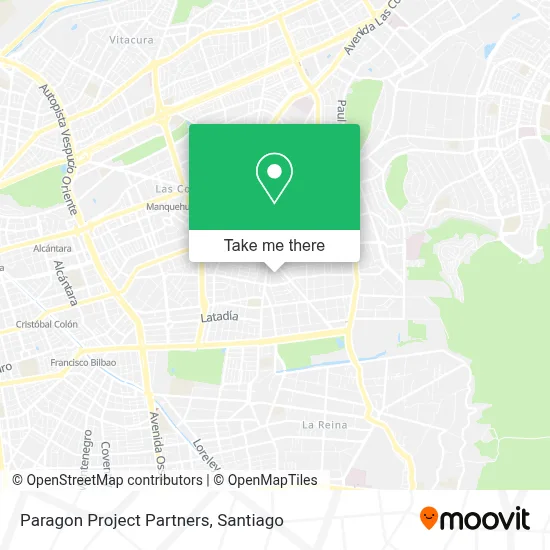Paragon Project Partners map