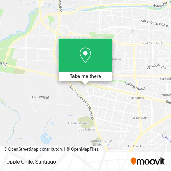 Opple Chile map