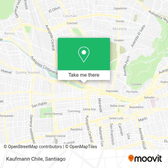 Kaufmann Chile map