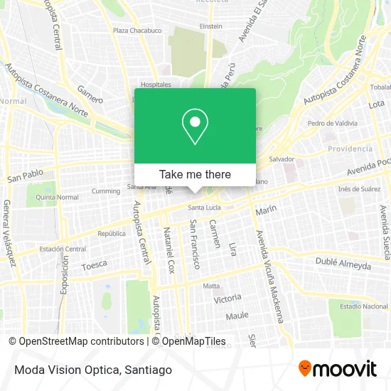 Moda Vision Optica map