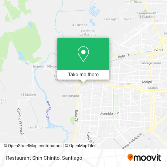 Restaurant Shin Chinito map