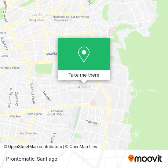 Prontomatic map