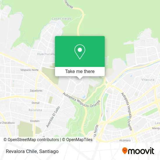 Revalora Chile map