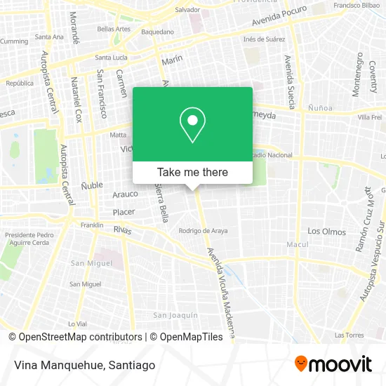 Vina Manquehue map
