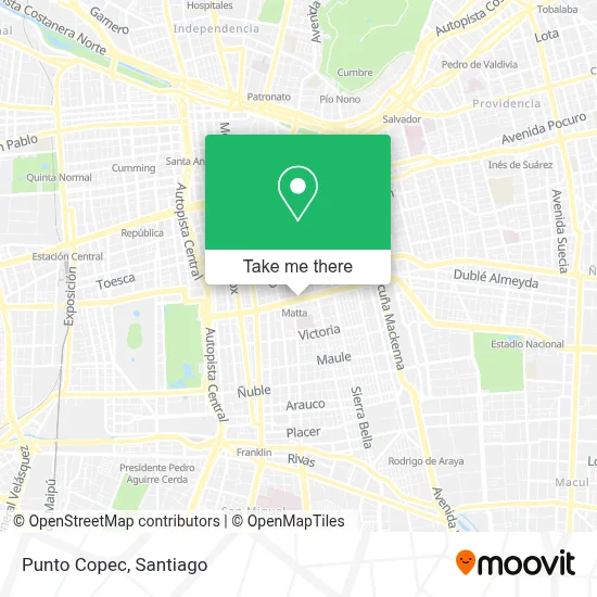 Punto Copec map