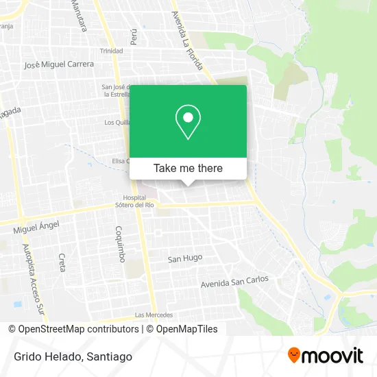 Grido Helado map