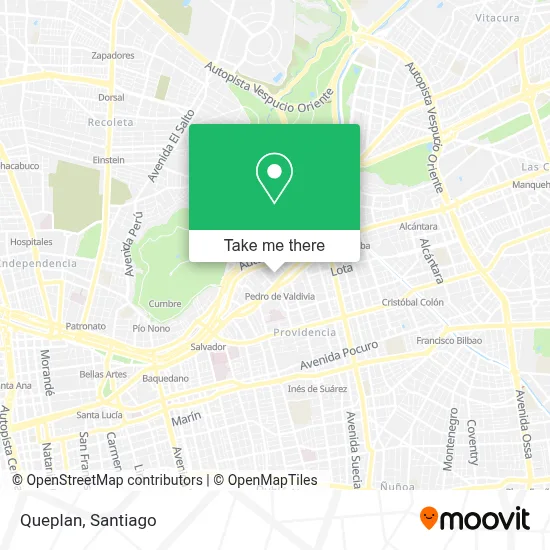 Queplan map