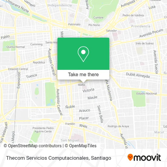 Thecom Servicios Computacionales map