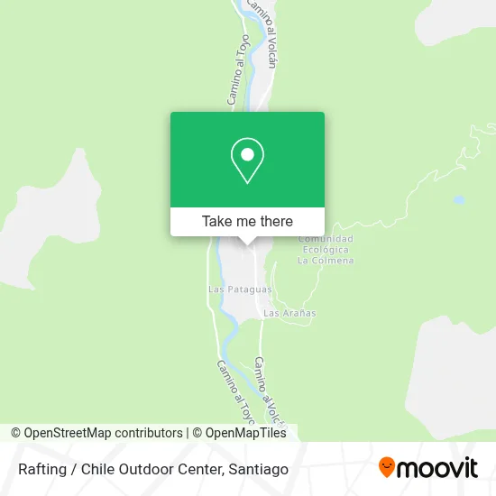 Rafting / Chile Outdoor Center map