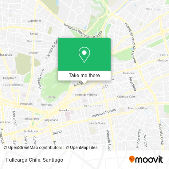 Fullcarga Chile map