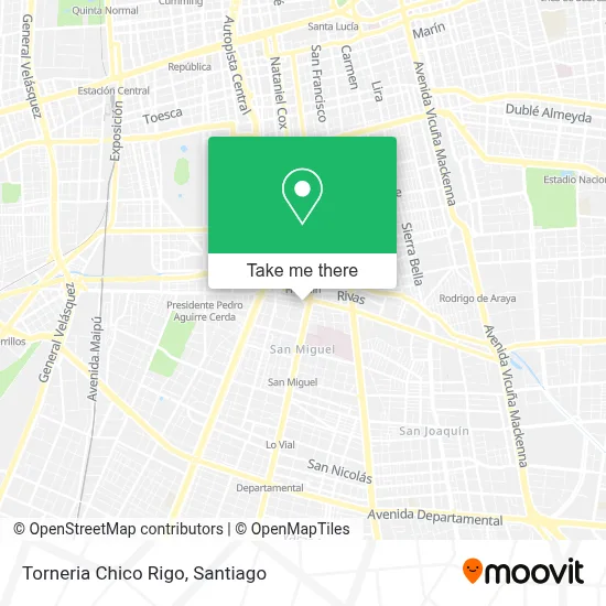 Torneria Chico Rigo map