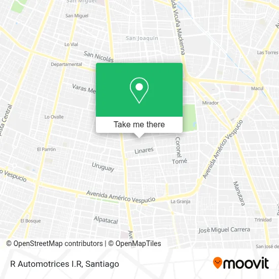 R Automotrices I.R map