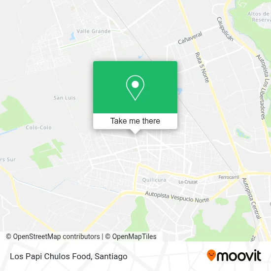 Los Papi Chulos Food map