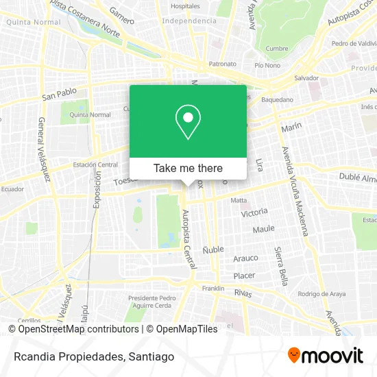 Rcandia Propiedades map