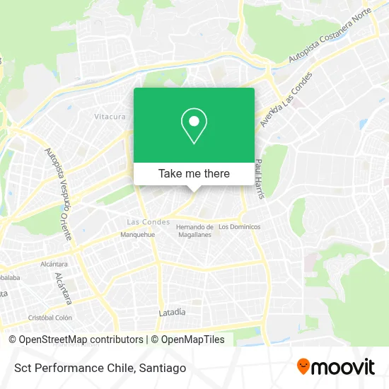 Sct Performance Chile map