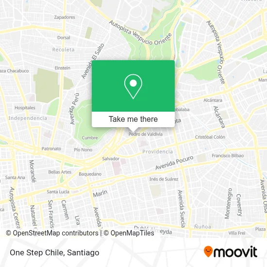 One Step Chile map
