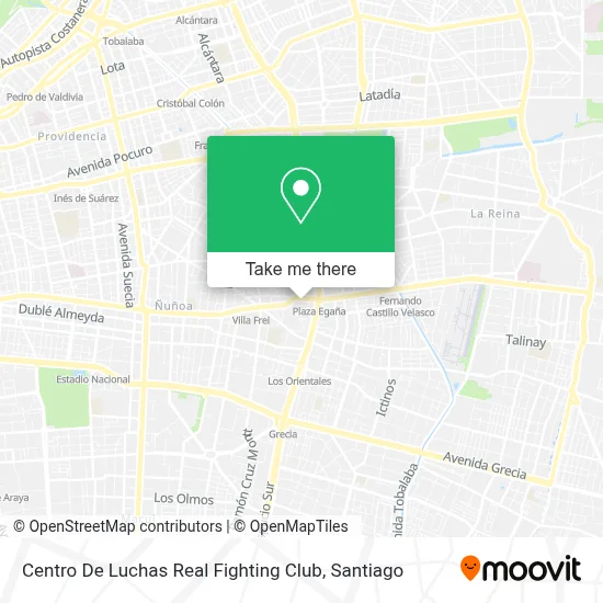 Centro De Luchas Real Fighting Club map