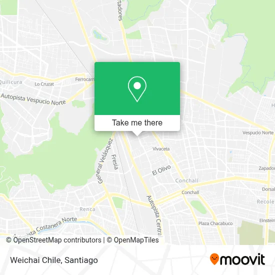 Weichai Chile map
