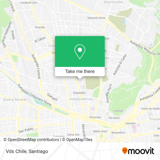 Vds Chile map