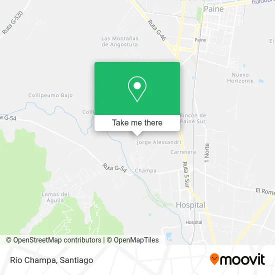 Río Champa map