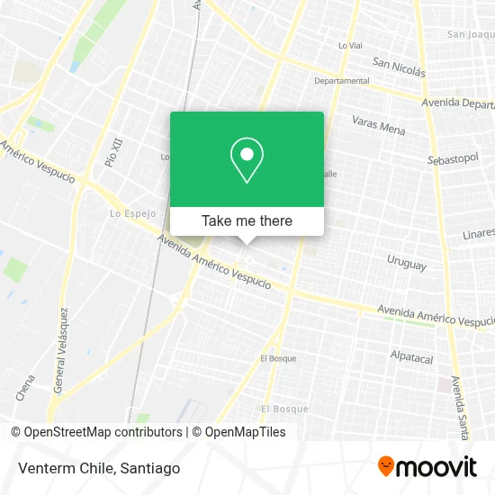 Venterm Chile map