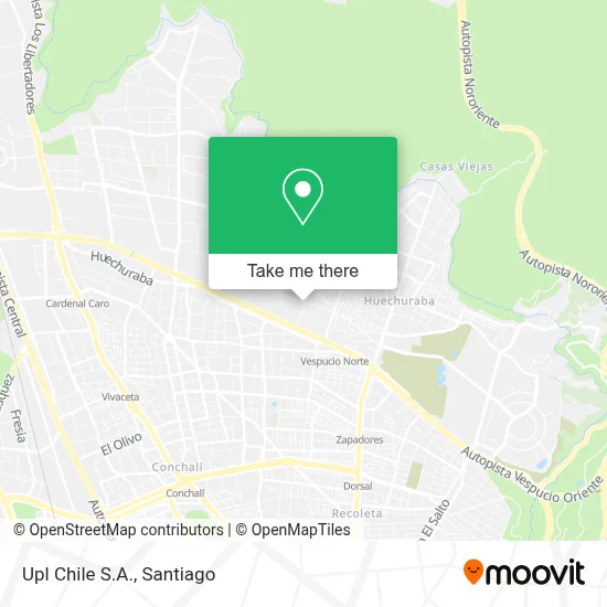 Upl Chile S.A. map