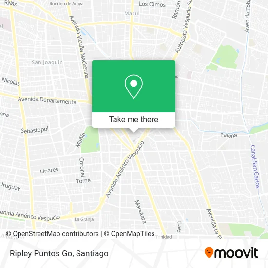 Ripley Puntos Go map