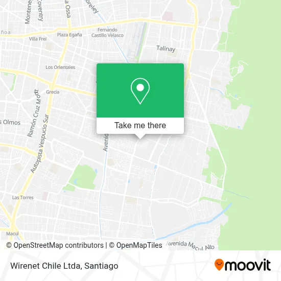 Wirenet Chile Ltda map