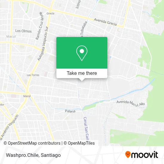 Washpro.Chile map