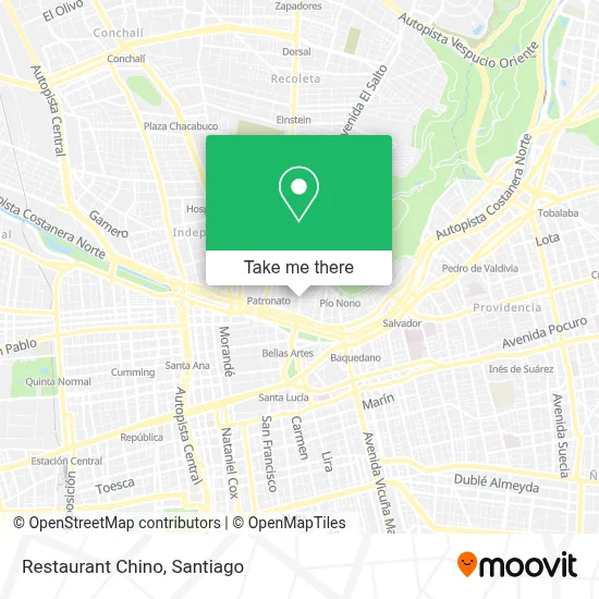 Restaurant Chino map