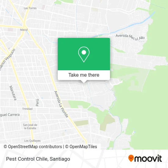 Pest Control Chile map