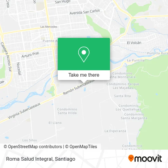 Roma Salud Integral map