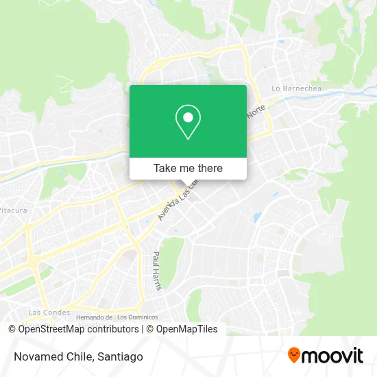 Novamed Chile map