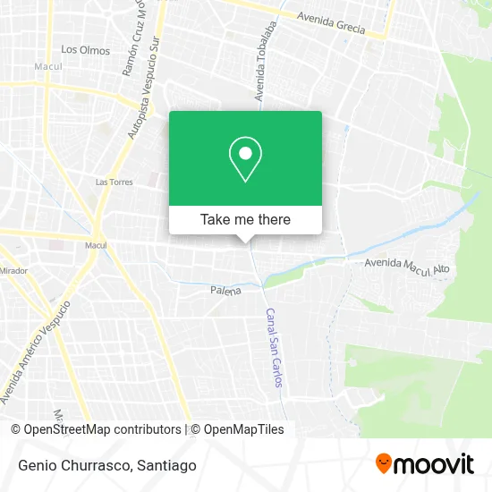 Genio Churrasco map